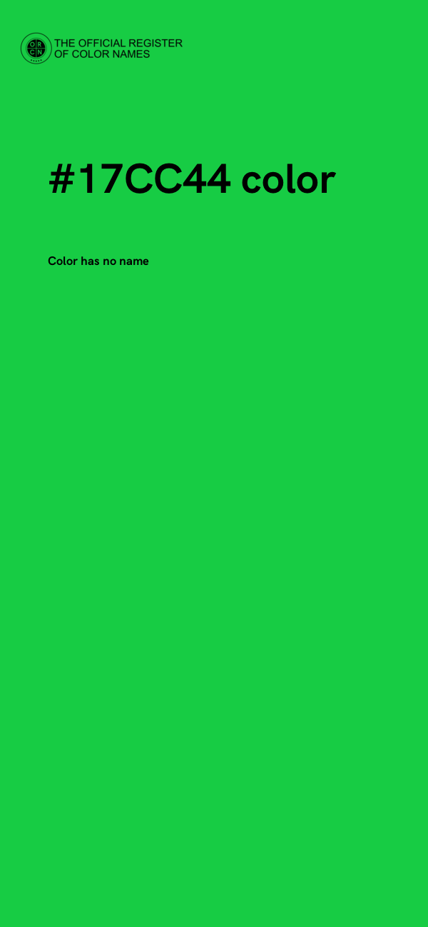 #17CC44 color image