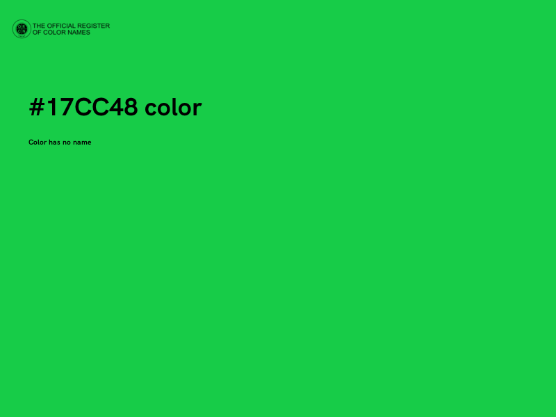 #17CC48 color image