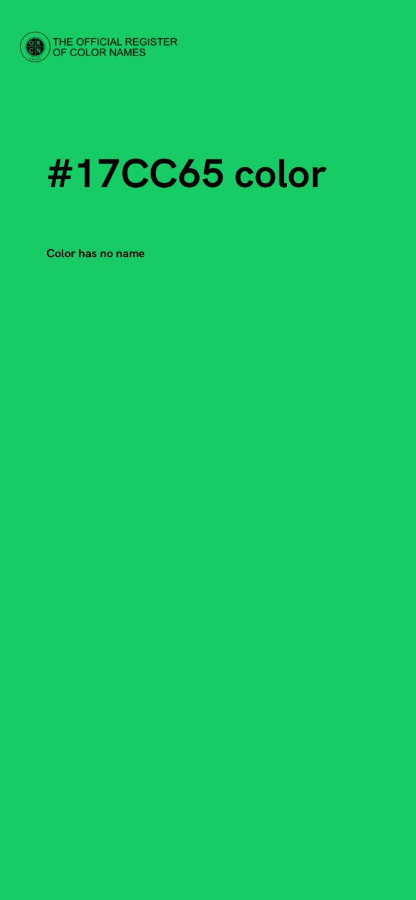 #17CC65 color image