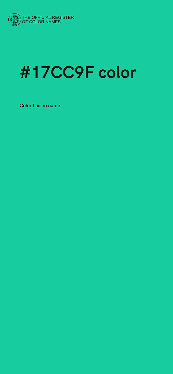 #17CC9F color image