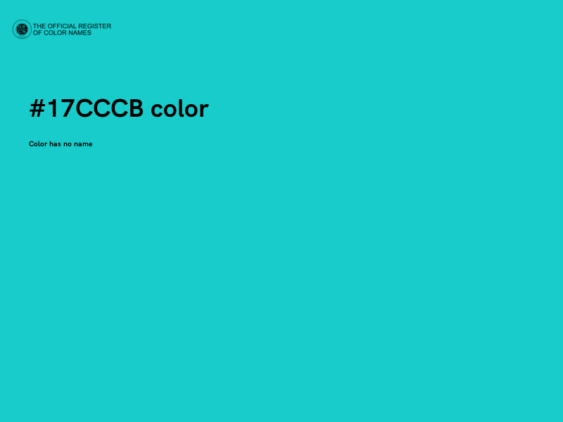 #17CCCB color image