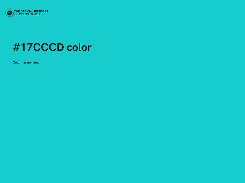 #17CCCD color image