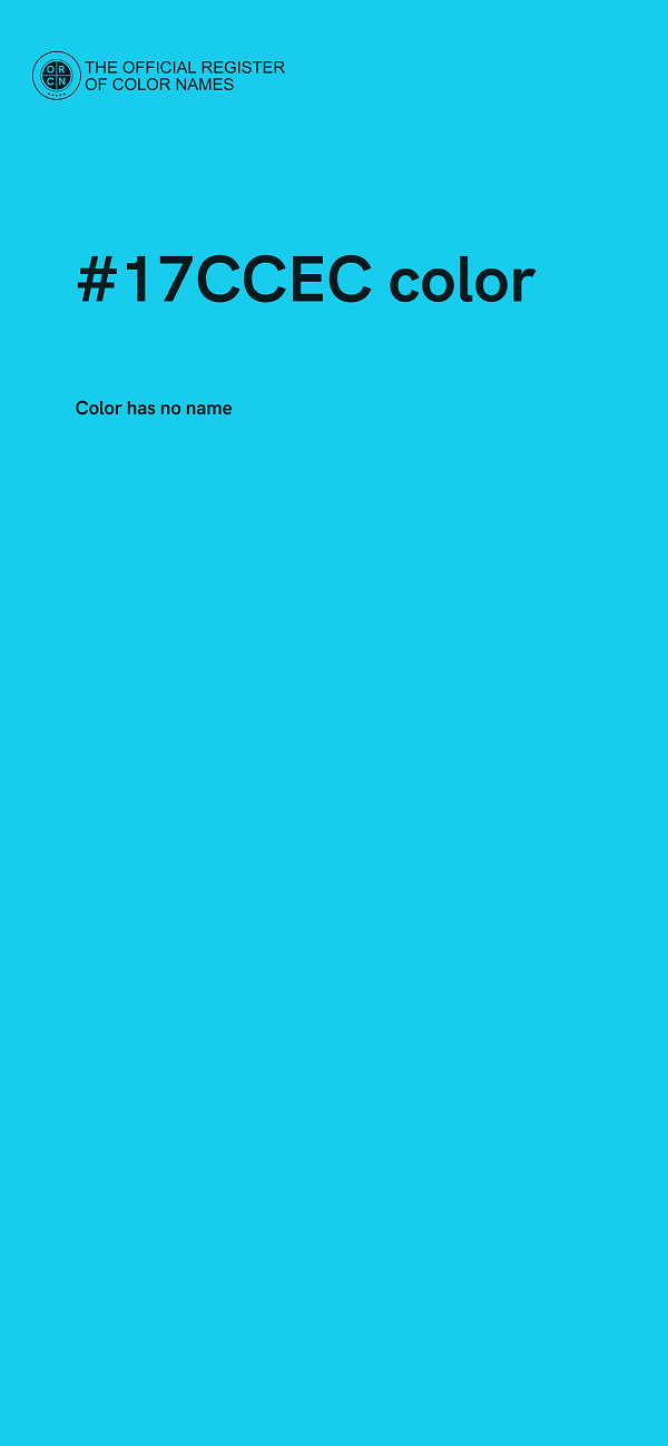#17CCEC color image