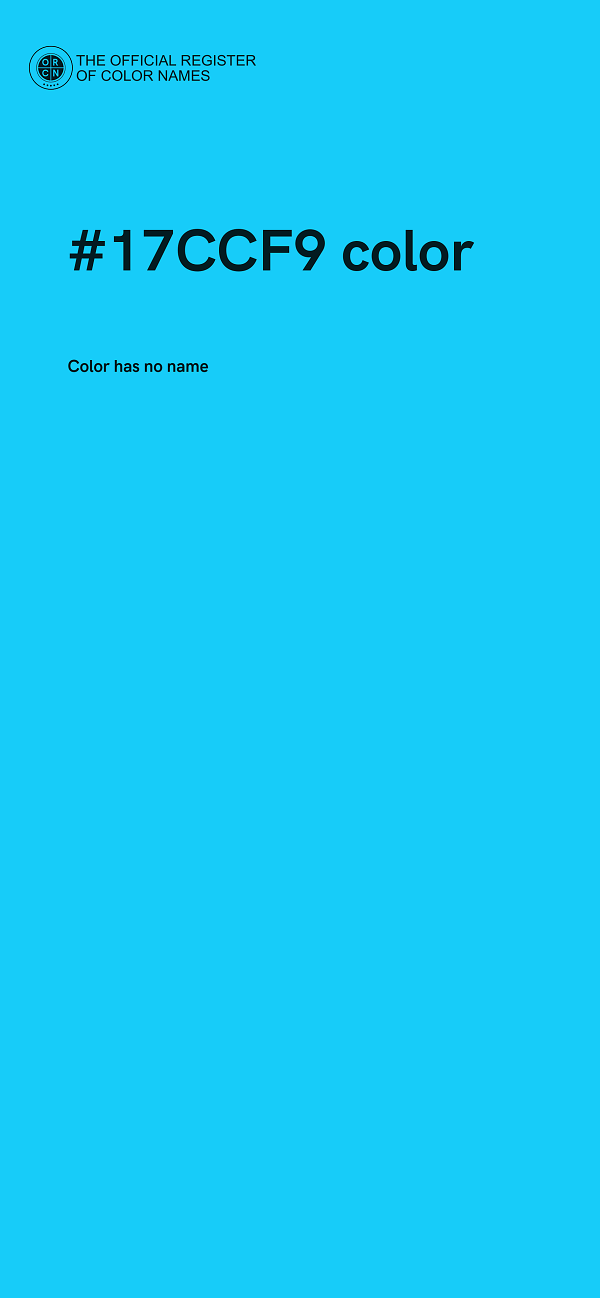 #17CCF9 color image