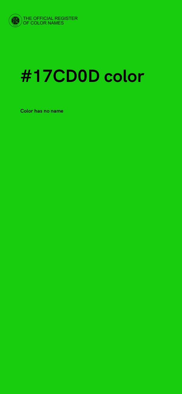 #17CD0D color image