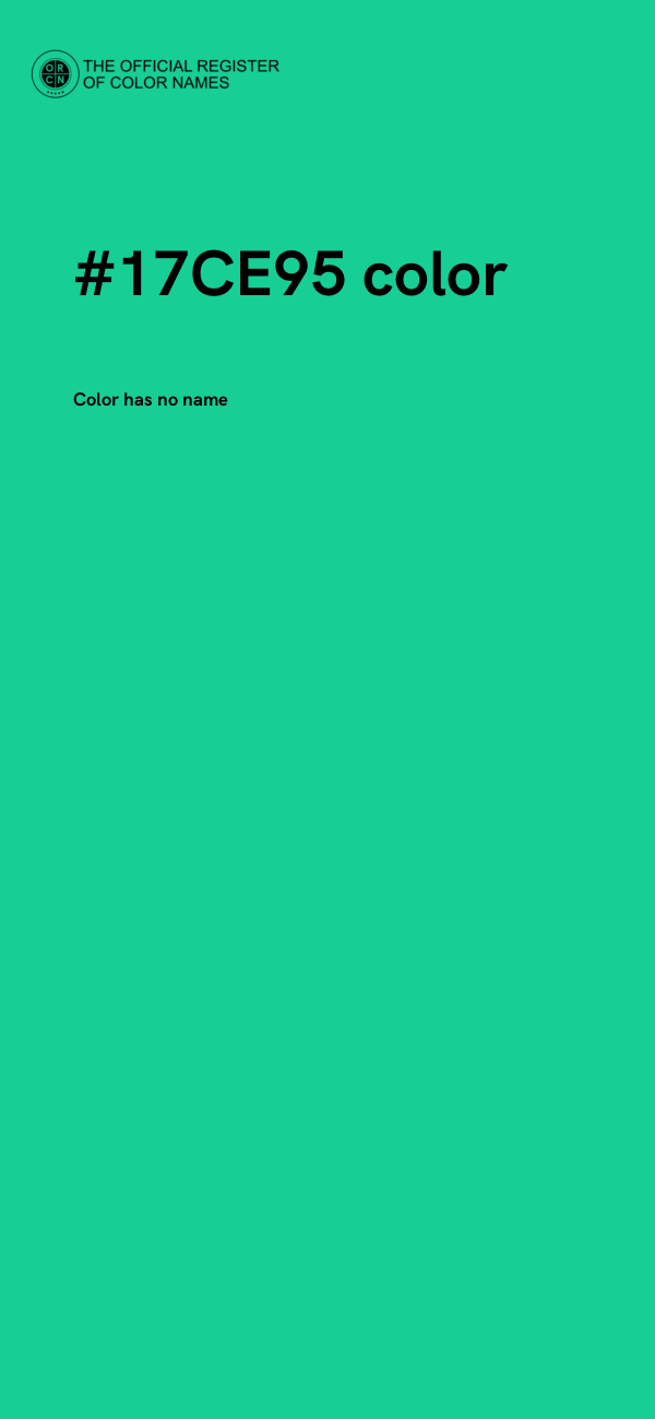 #17CE95 color image