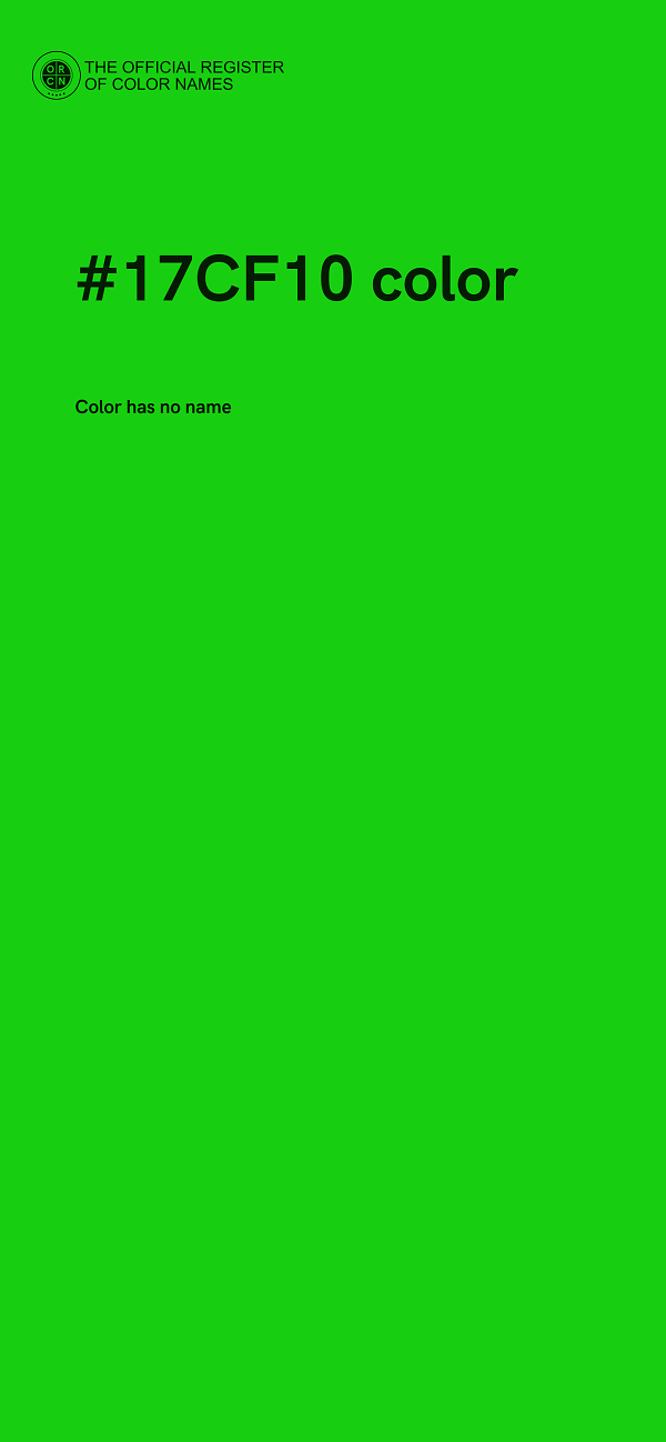 #17CF10 color image