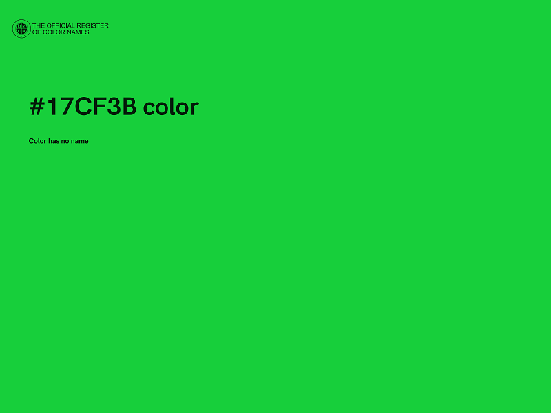 #17CF3B color image