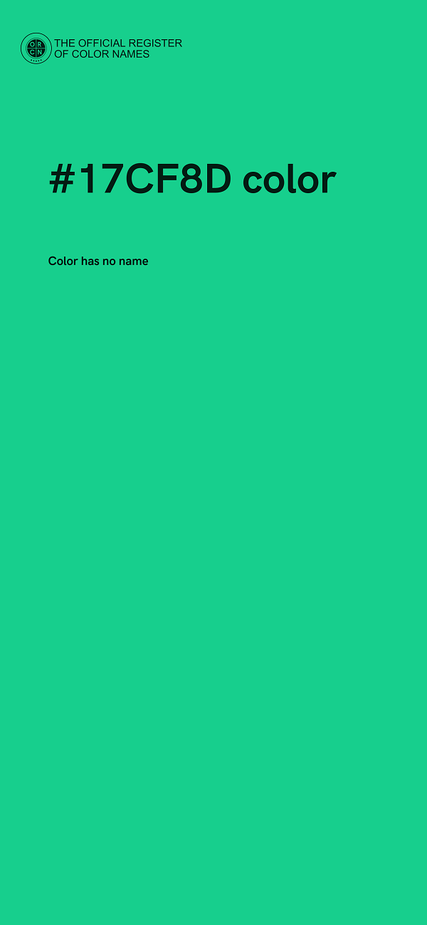 #17CF8D color image