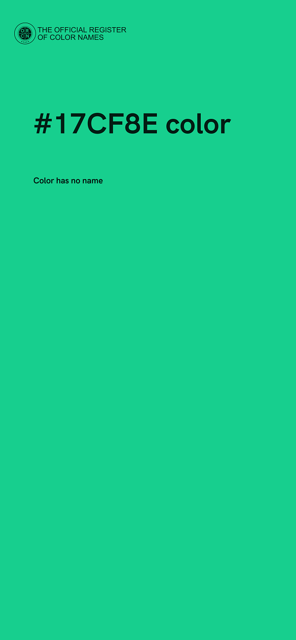 #17CF8E color image