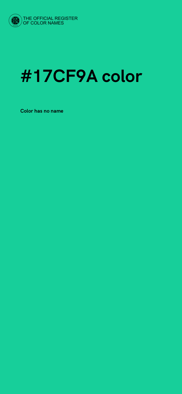 #17CF9A color image