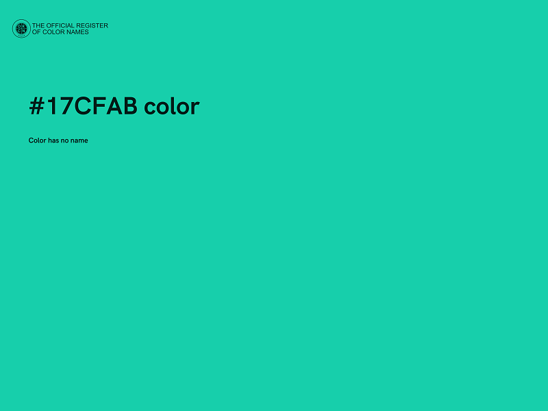 #17CFAB color image