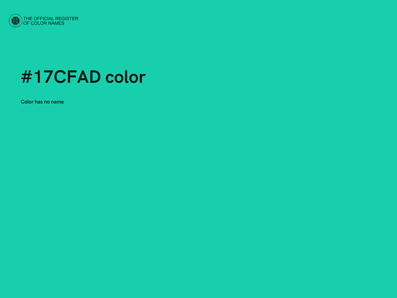 #17CFAD color image