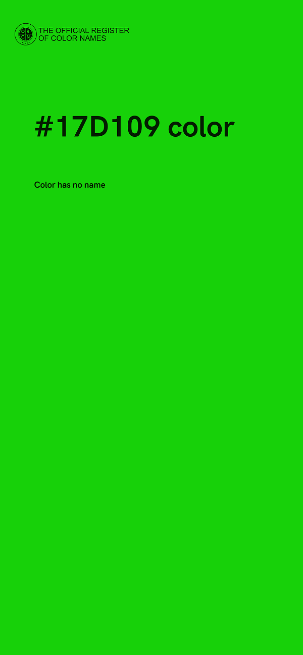 #17D109 color image