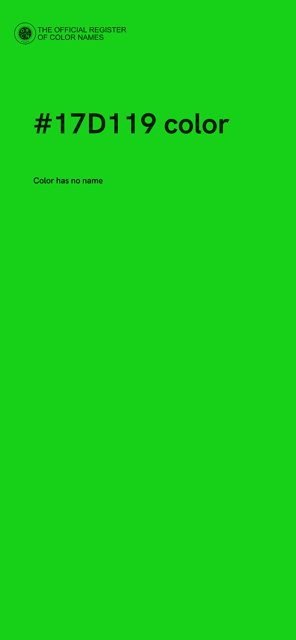 #17D119 color image