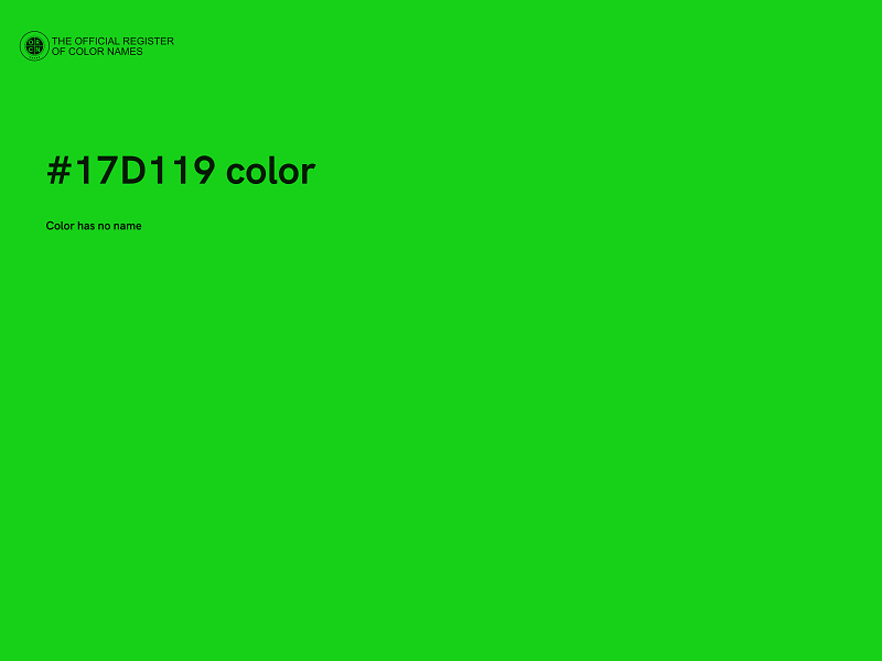 #17D119 color image
