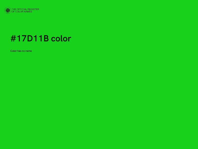 #17D11B color image