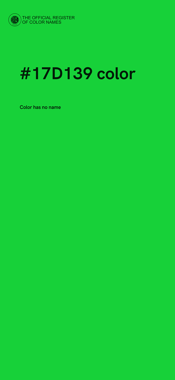 #17D139 color image