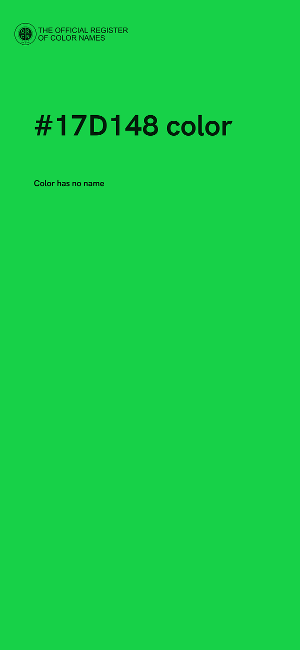 #17D148 color image