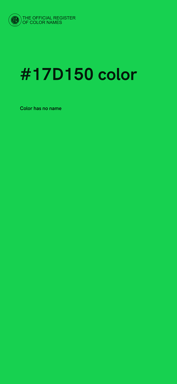 #17D150 color image
