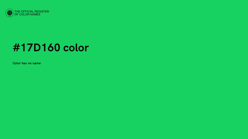 #17D160 color image