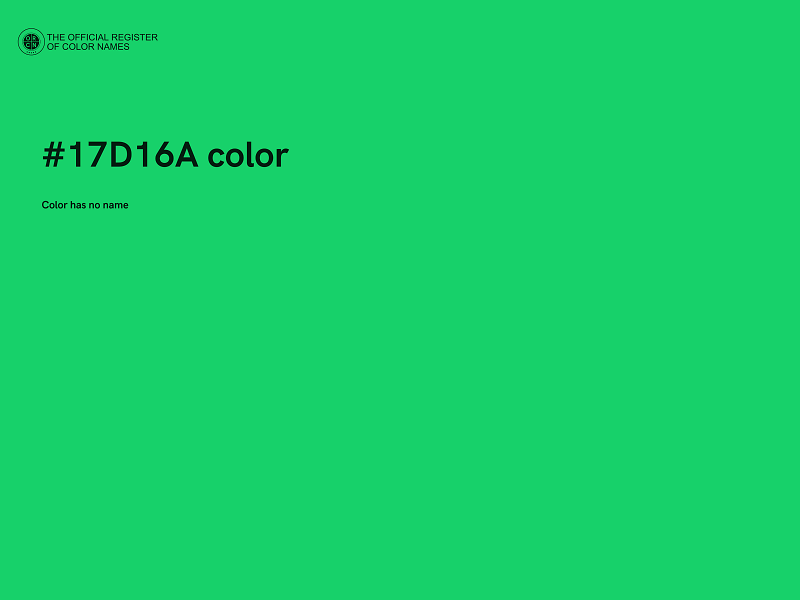 #17D16A color image