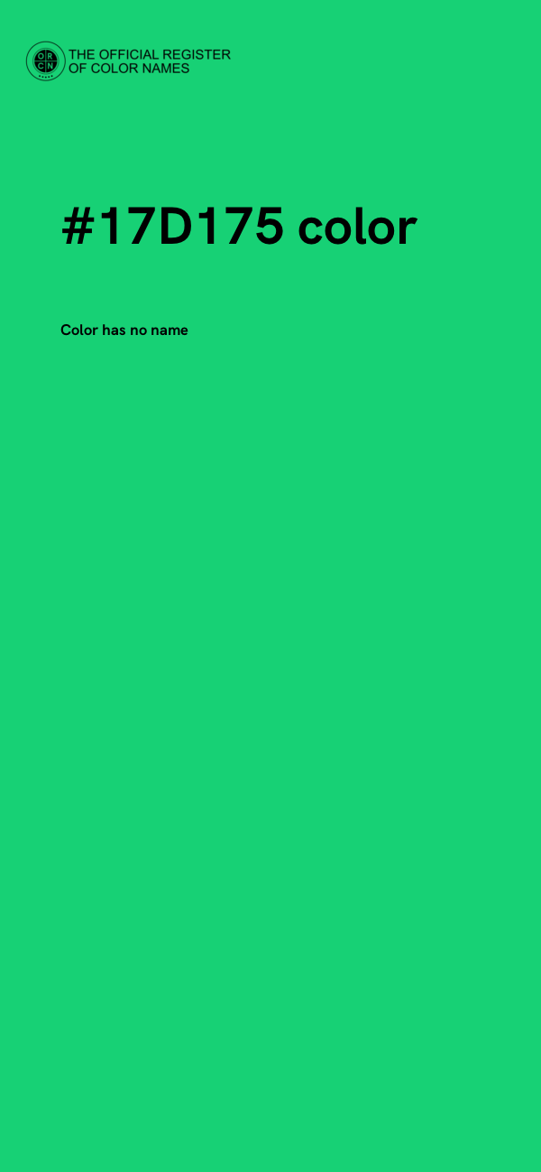 #17D175 color image