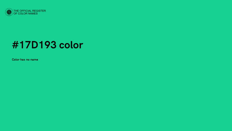 #17D193 color image