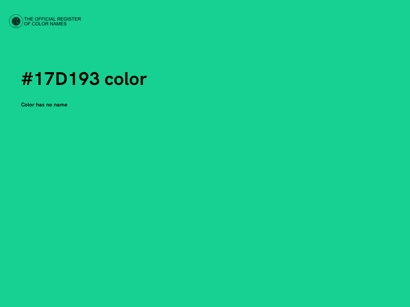 #17D193 color image