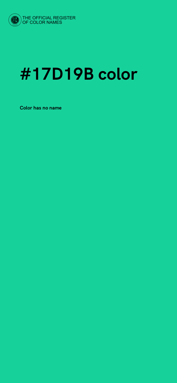 #17D19B color image