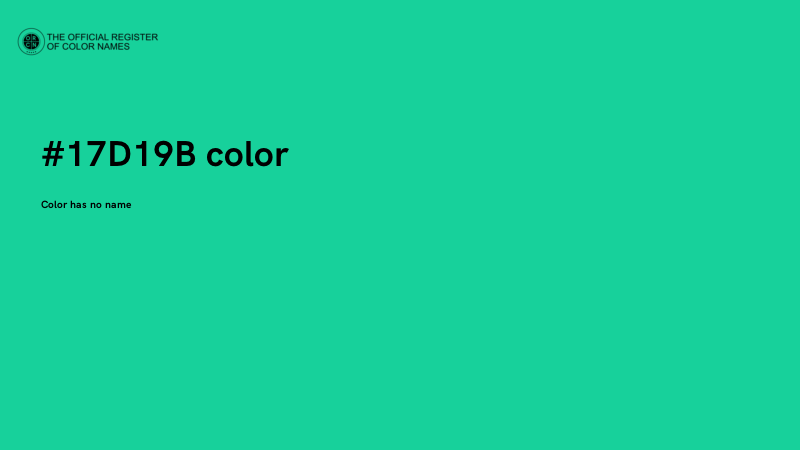 #17D19B color image