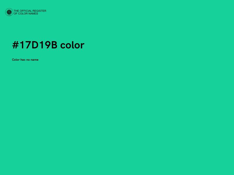 #17D19B color image