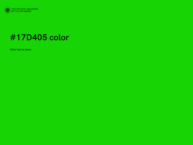 #17D405 color image