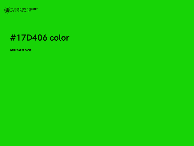 #17D406 color image