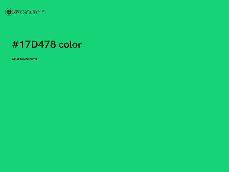 #17D478 color image