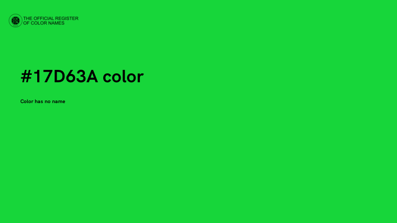 #17D63A color image