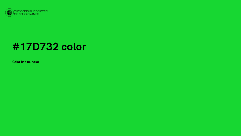 #17D732 color image