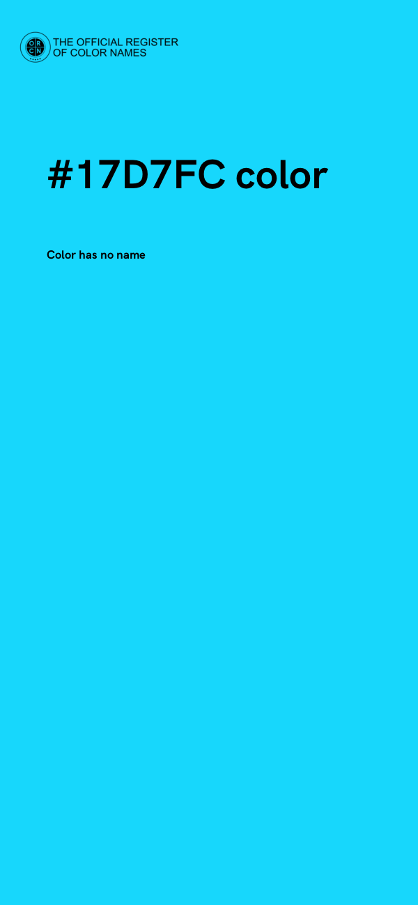 #17D7FC color image