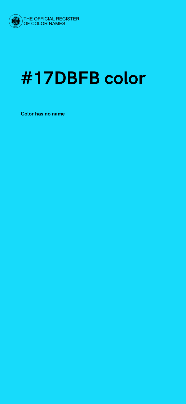 #17DBFB color image