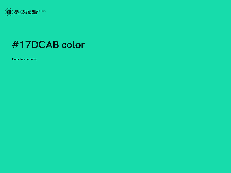 #17DCAB color image