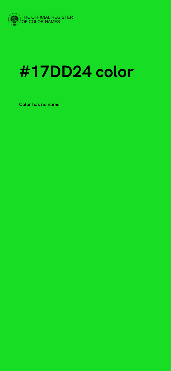 #17DD24 color image