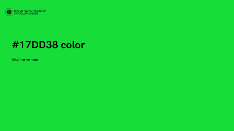 #17DD38 color image