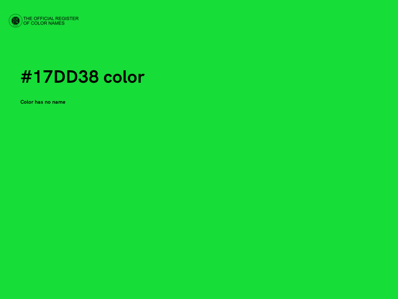 #17DD38 color image
