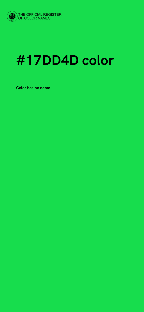 #17DD4D color image