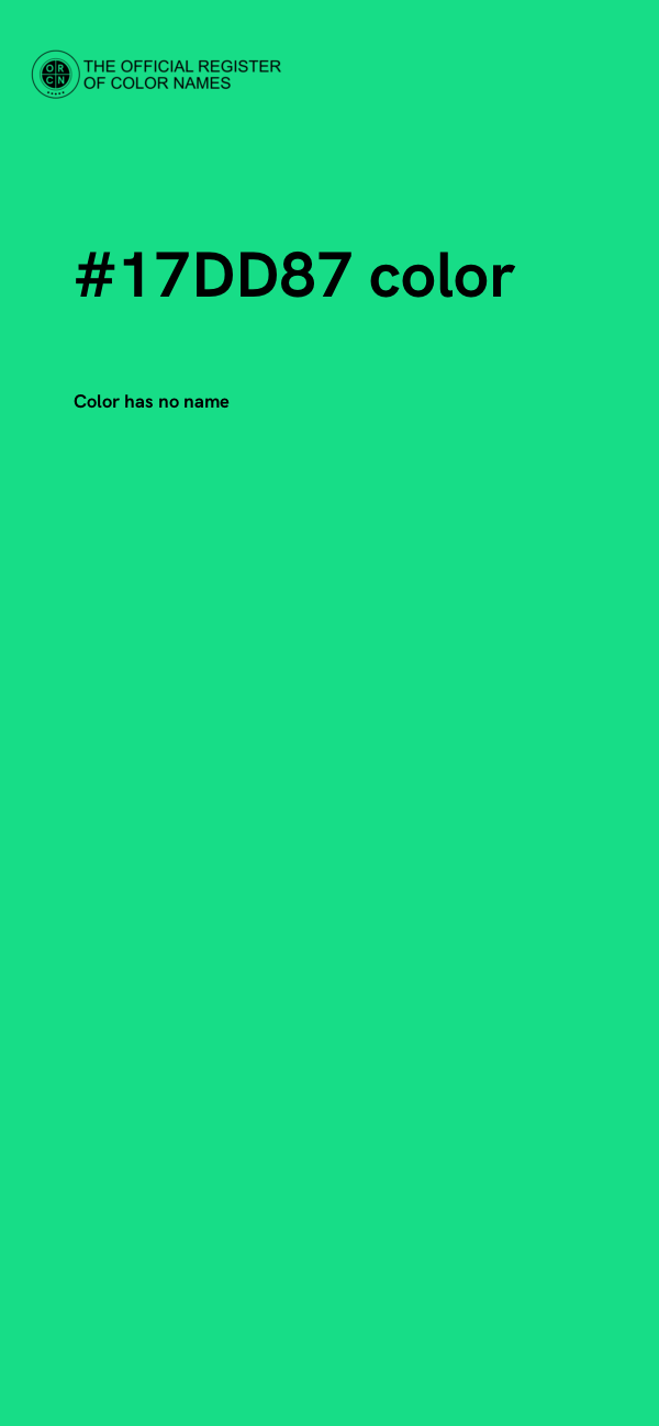 #17DD87 color image
