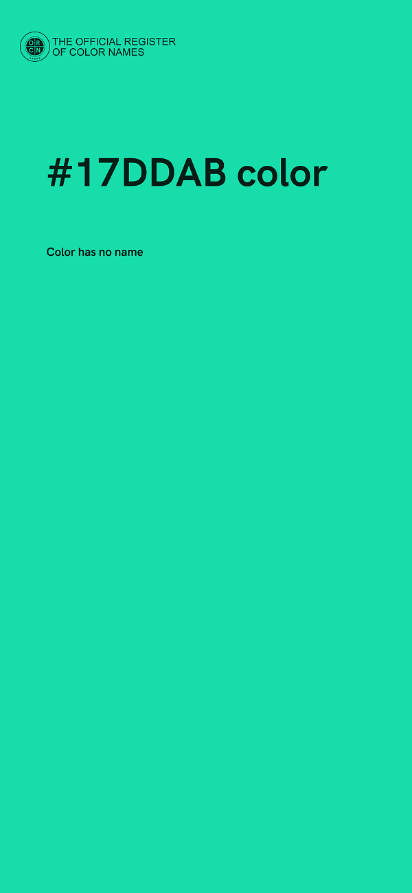#17DDAB color image