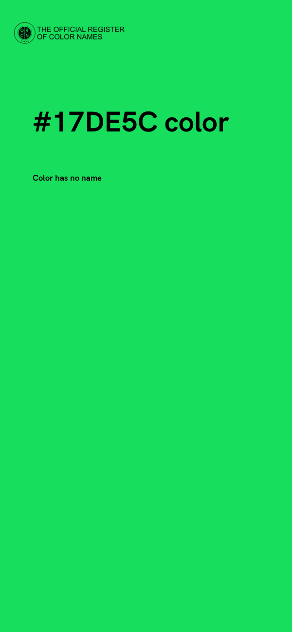 #17DE5C color image