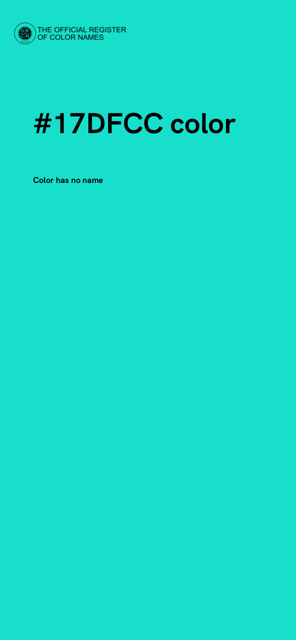 #17DFCC color image