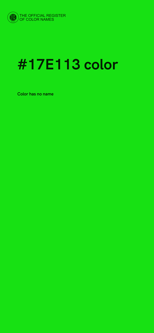 #17E113 color image