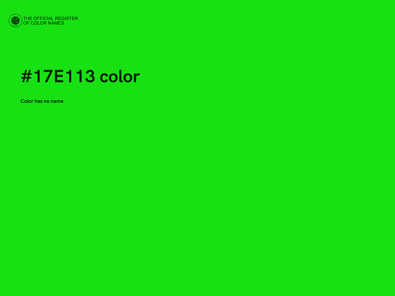#17E113 color image